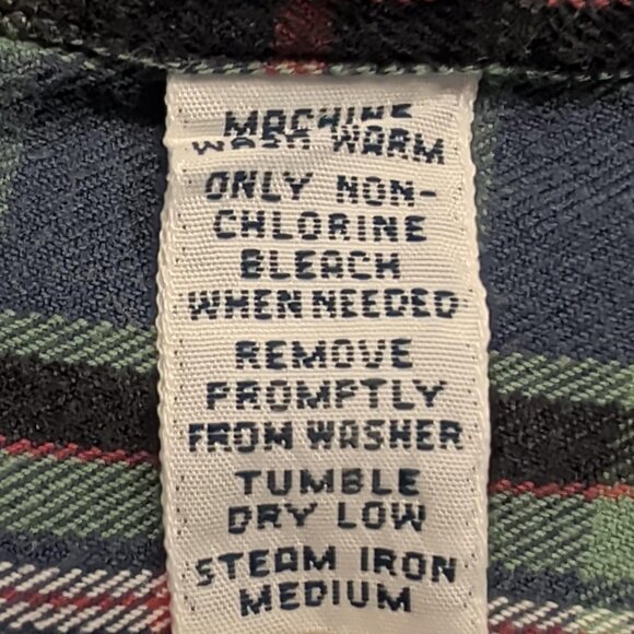 Ralph Lauren Sz M Blake Shirt Men's Plaid Gingham Button Down Long Sleeve Earthy - Picture 9 of 10